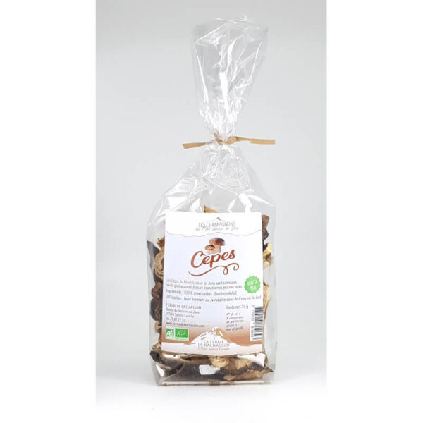 cèpes séchés Ardèche 50 g